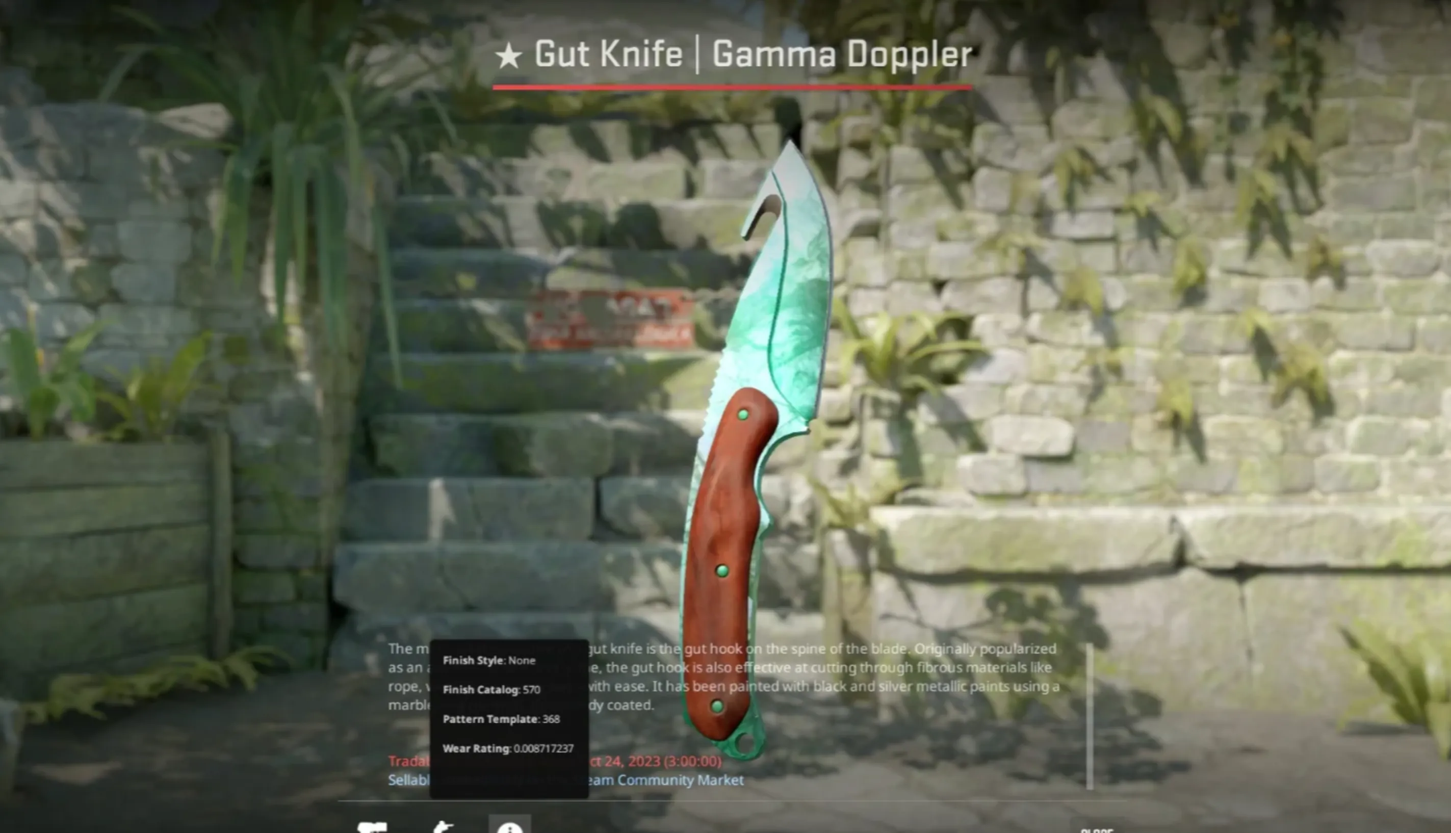 Gut Knife Gamma Doppler Phase 4